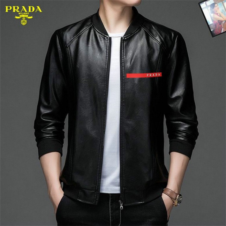 2025 prada leren jas heren sale N2089562