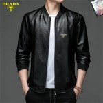 2025 prada leren jas mannen N2089578