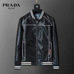 2025 prada leren jas heren sale N2302053